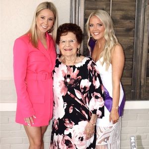 Hello Molly Blazer Dress in Hot Pink